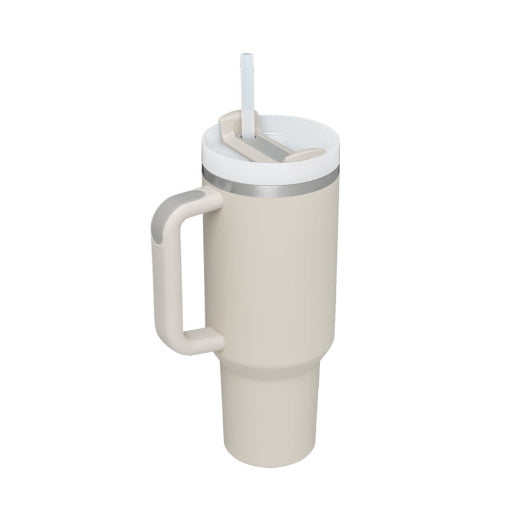 Straw Coffee Insulation Portable Car Bottle Thermal Mug