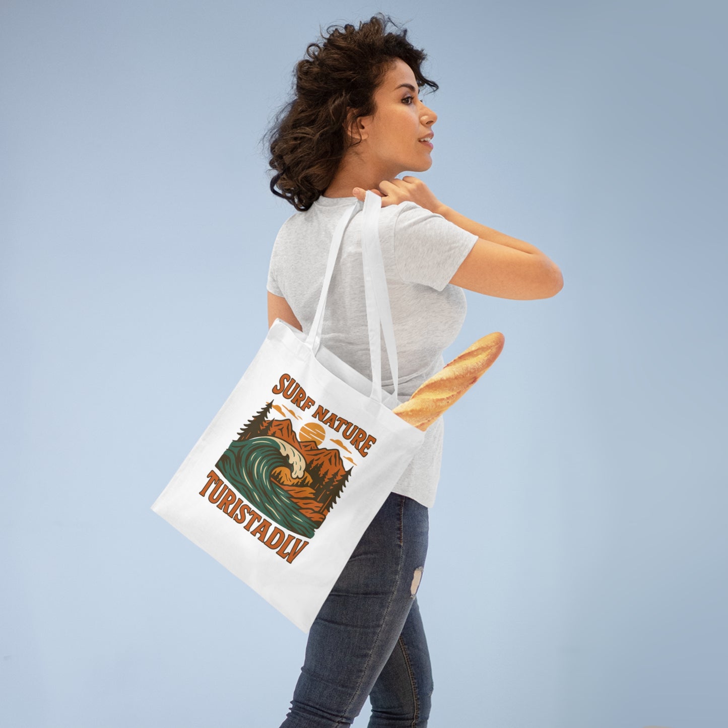 Bolsa de camping retro, perfecta para aventureros, tote bag,compras ecológicas, días de playa, regalo para amantes de la naturaleza, regalo de vida al aire libre.