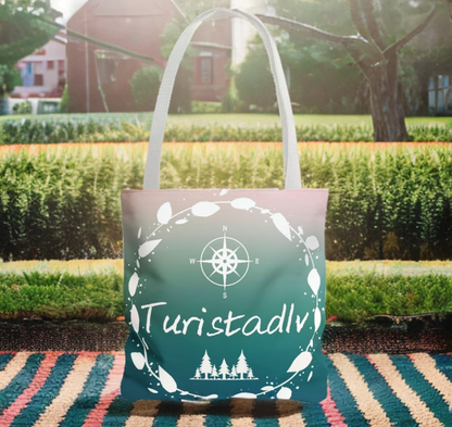 Tote Bag de viajero, bolsa de montaña, brújulas, bolso de tela, bolsa de viajero, regalo de viaje, bolsa excursión, bolsa compra.