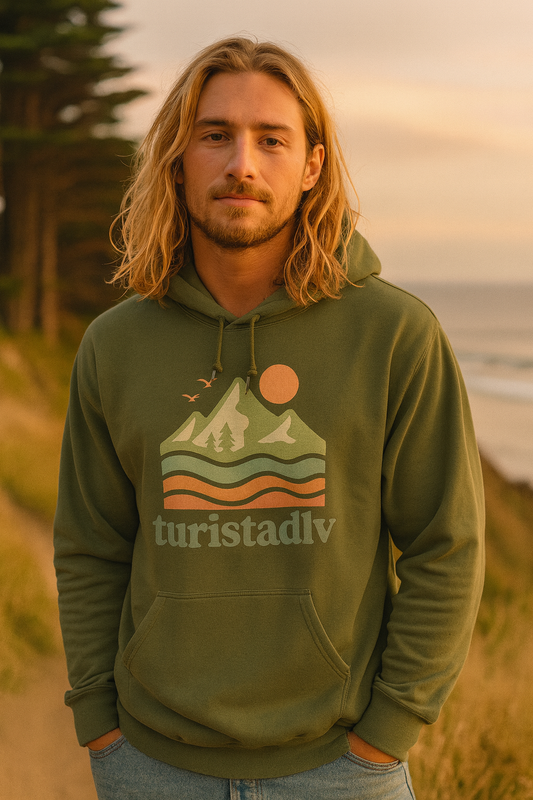 Sudadera con capucha  de montaña, ropa de aventura, Perfecta para viajes, amantes de la naturaleza, camping, moda unisex, ropa casual suave