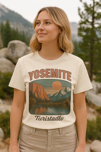 Camiseta del Parque Nacional Yosemite, camisa de montaña, ropa de viaje, senderismo, amantes de la naturaleza, vida al aire libre