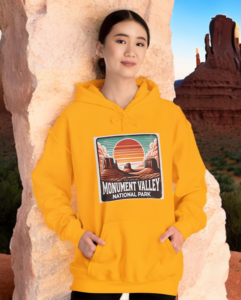 Sudadera con capucha de montaña, regalo del Parque Nacional Monument Valley, secuista, sudadera de montaña