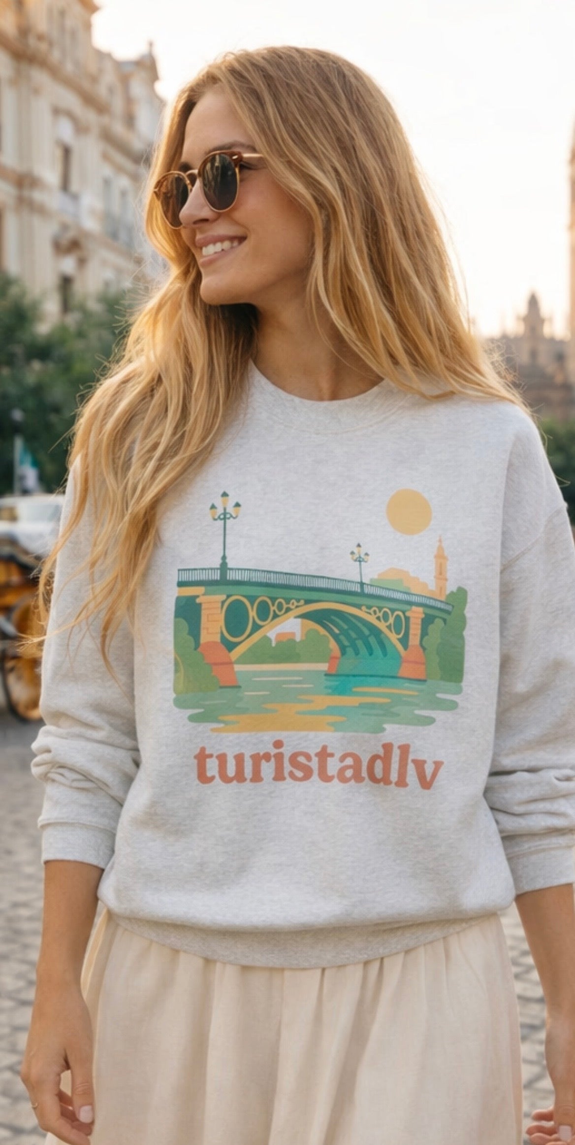 Sudadera Sevilla Triana, Recuerdo de Viaje a Andalucía