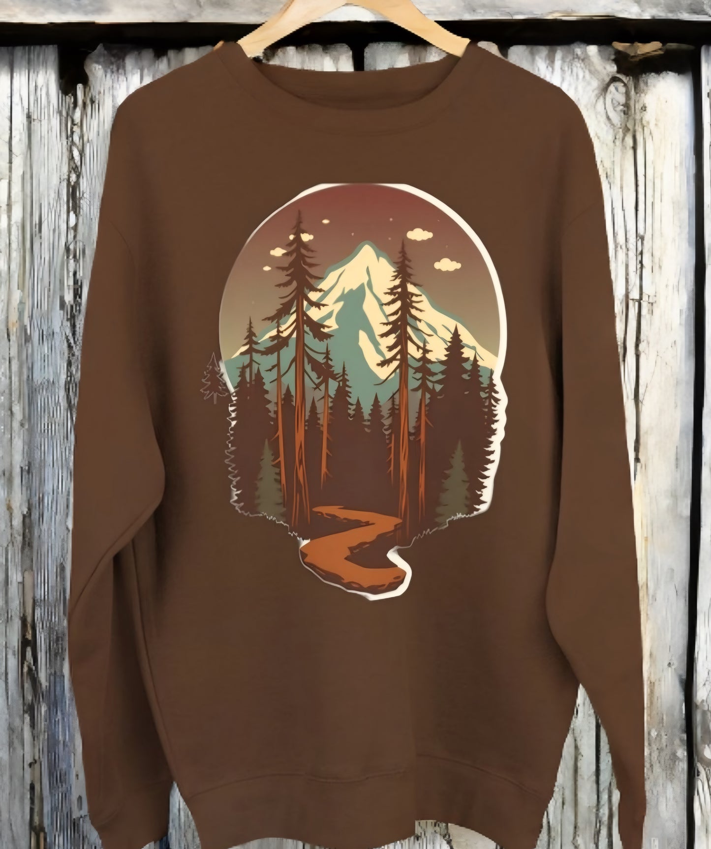 Sudadera vintage de montaña, amantes de la naturaleza, sudadera con capucha del Parque Nacional, ropa de aventura al aire libre,