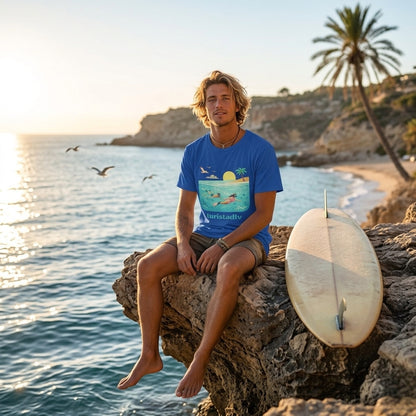 Camiseta snorkel verano, Camiseta de pareja unisex de playa y mar, estilo tropical aventurero, camiseta de surf y océano, regalo buceadores