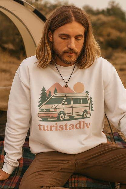 Sudadera de Van Life, sudadera de Camper Van, regalo para amantes de la naturaleza, sudadera para acampar, ropa de aventura al aire libre