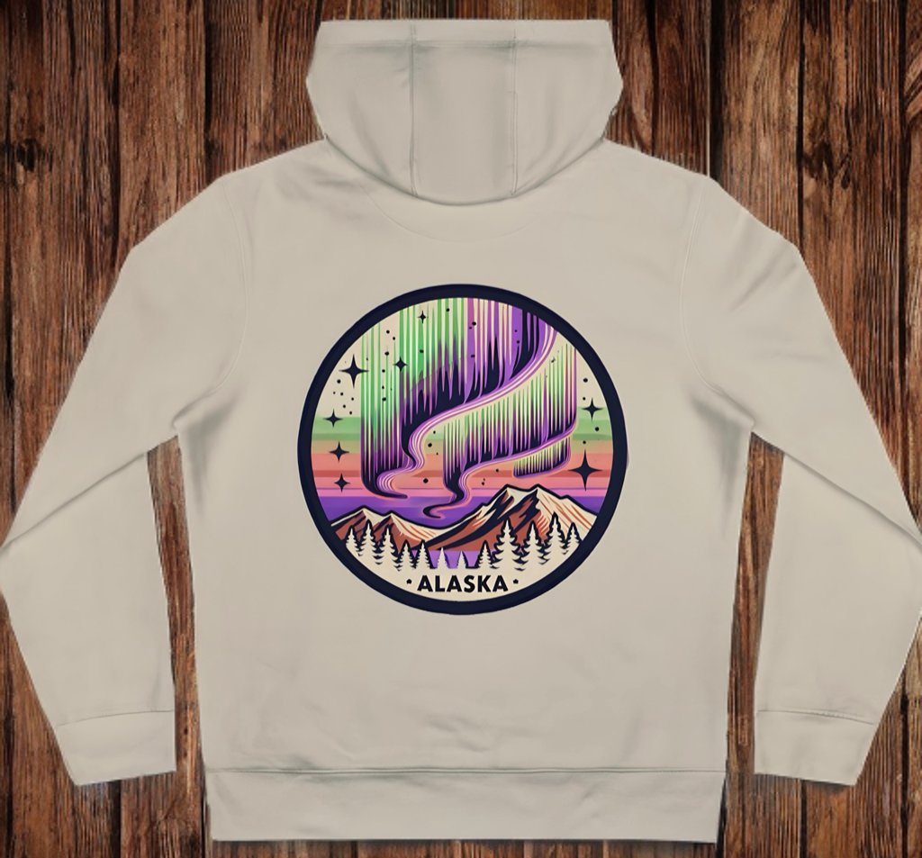 Sudadera de Fairbanks Alaska, suéter de Montaña, Aurora Boreal, exterior