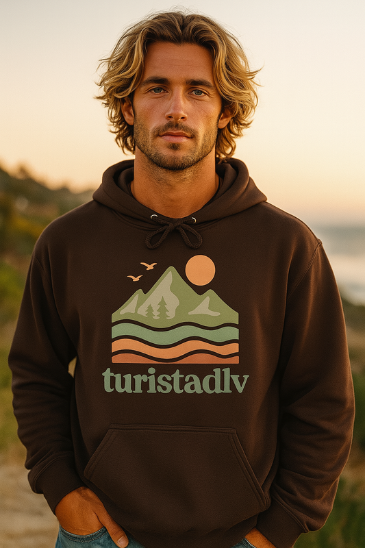 Sudadera con capucha  de montaña, ropa de aventura, Perfecta para viajes, amantes de la naturaleza, camping, moda unisex, ropa casual suave