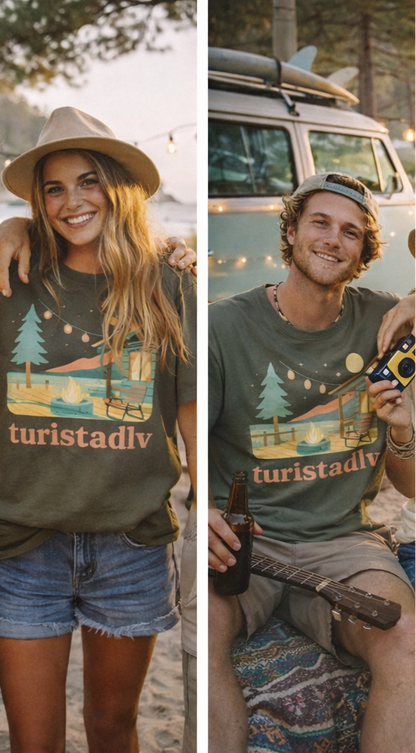 Camiseta con diseño de cabaña, regalo de camping, camiseta de vidregalo de naturaleza, excursión, camiseta de vida al aire libre, Senderismo
