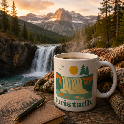 Taza Cascada y Naturaleza, Paisaje Escénico de Camping