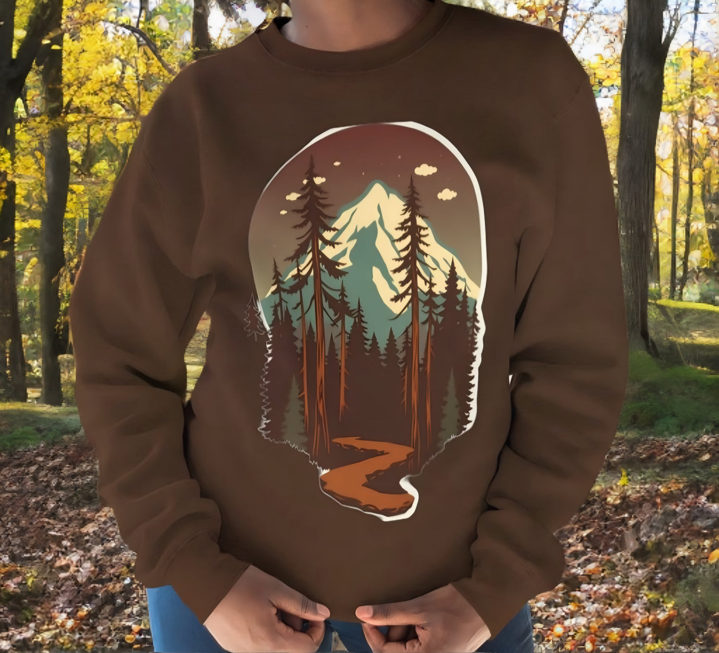 Sudadera vintage de montaña, amantes de la naturaleza, sudadera con capucha del Parque Nacional, ropa de aventura al aire libre,