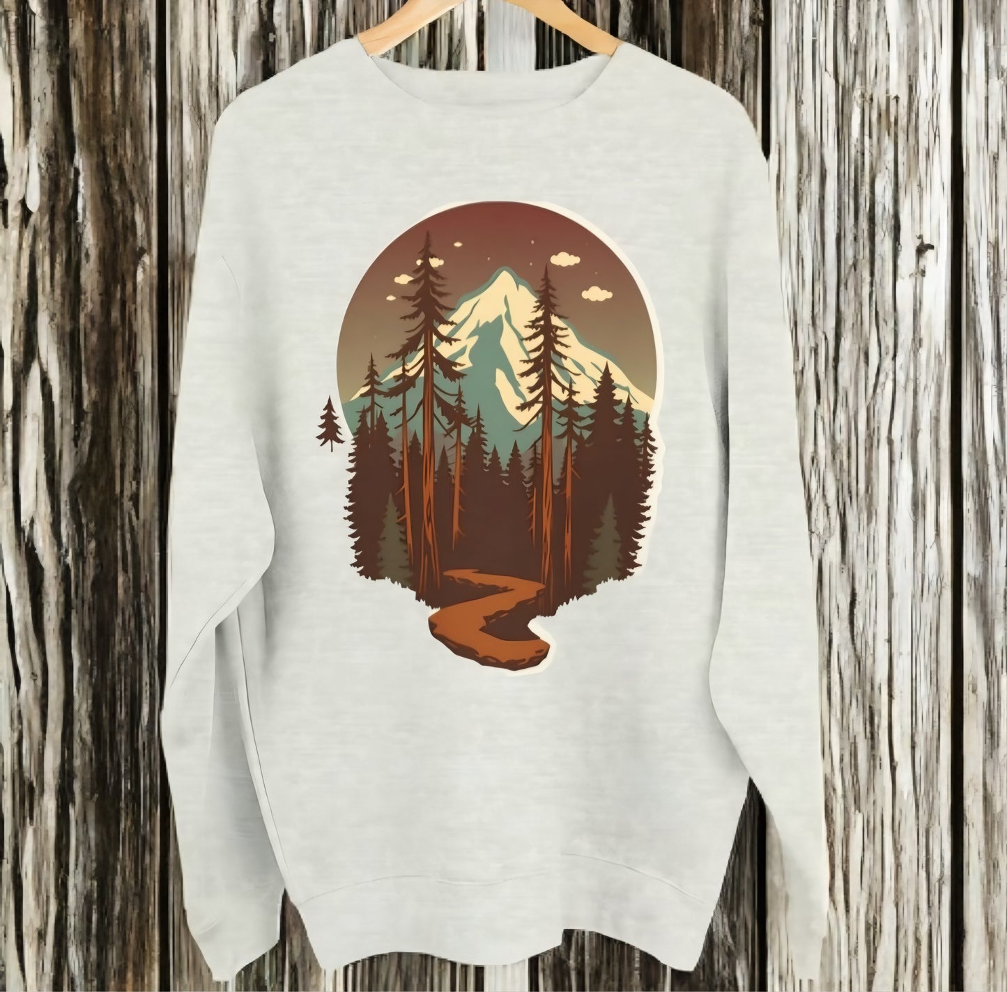 Sudadera vintage de montaña, amantes de la naturaleza, sudadera con capucha del Parque Nacional, ropa de aventura al aire libre,