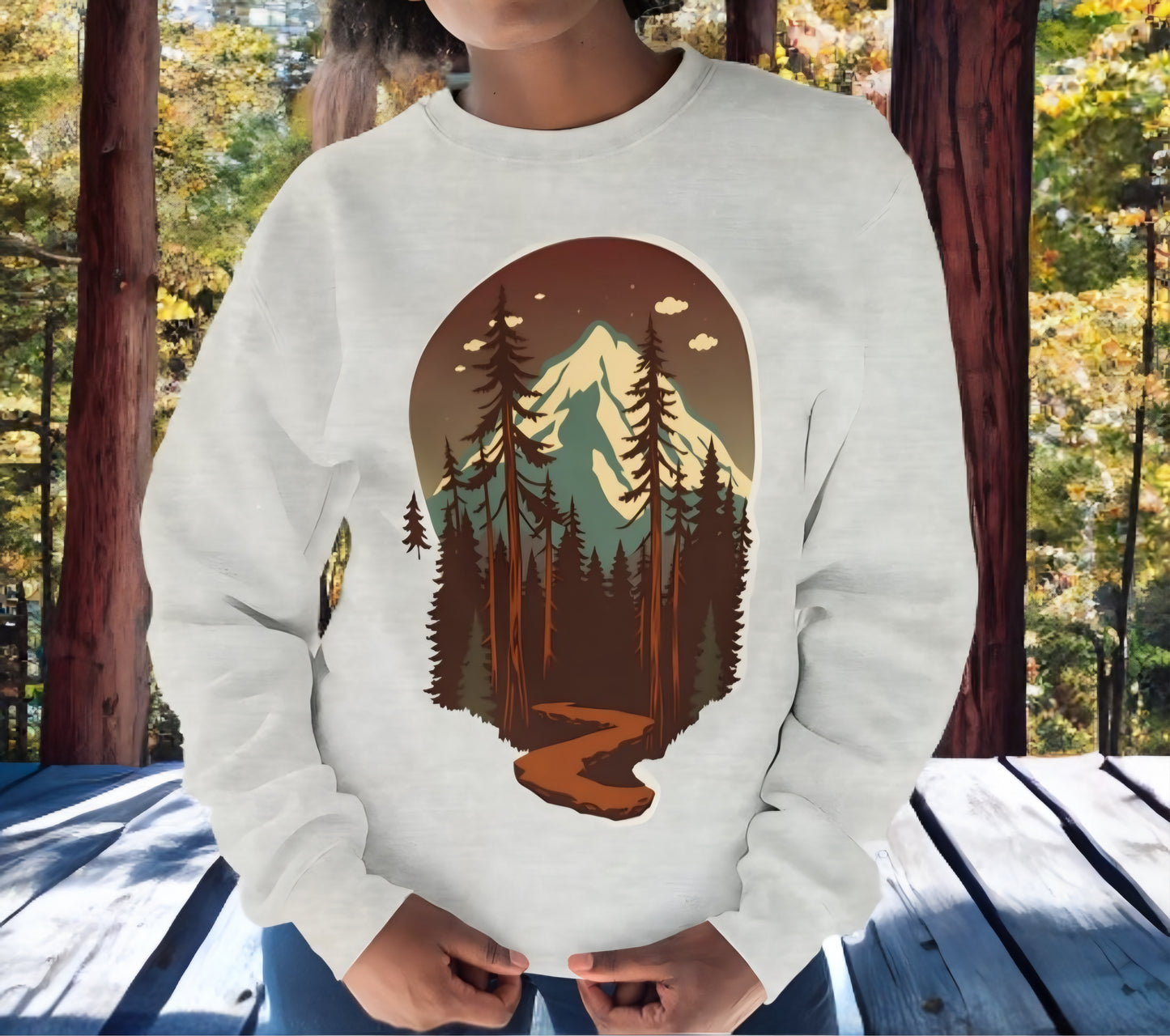 Sudadera vintage de montaña, amantes de la naturaleza, sudadera con capucha del Parque Nacional, ropa de aventura al aire libre,