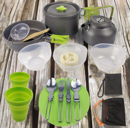 Outdoor Camping Hiking Cookware Picnic Cooking Hiking