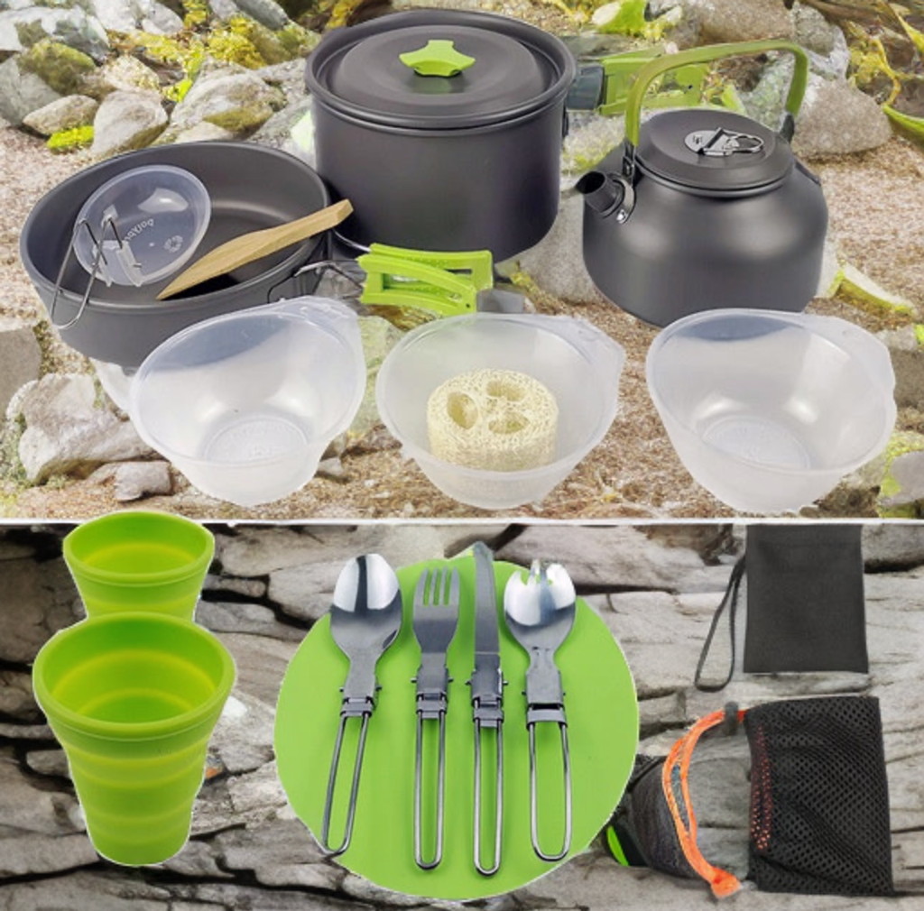 Outdoor Camping Hiking Cookware Picnic Cooking Hiking