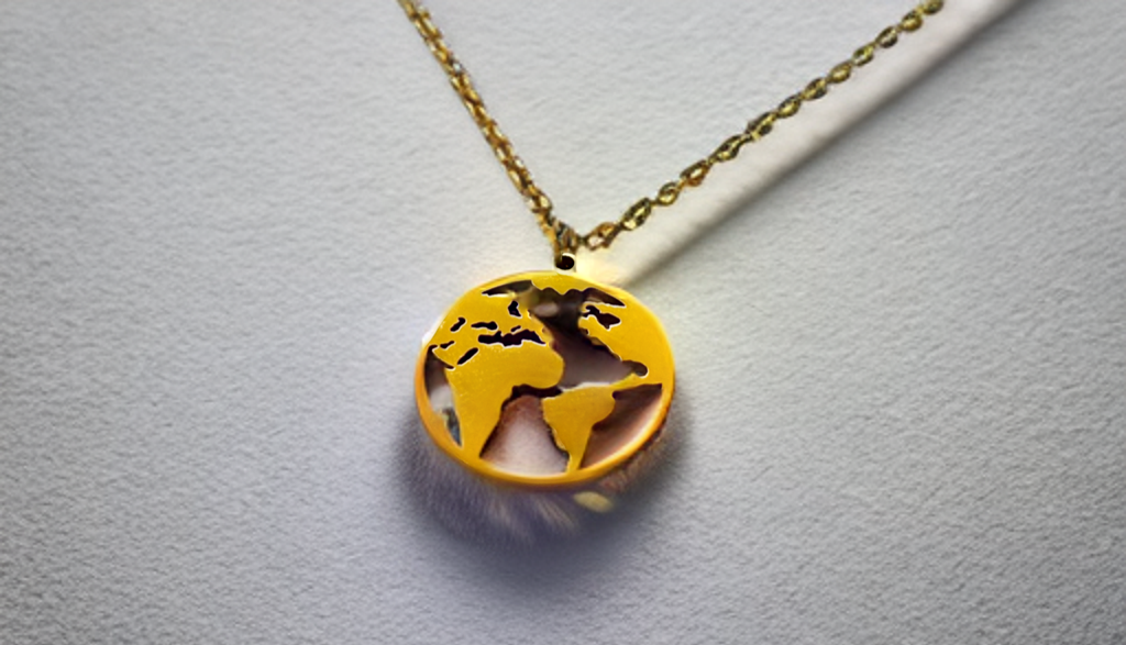 Colgante de mundo, collar de MUNDO, collar de Viajero, regalo viajero,  mapamundi, globo terráqueo,regalo de viaje, nómada, joyas de viaje