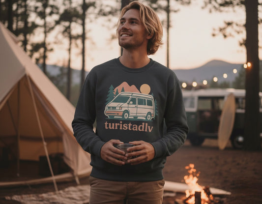Sudadera de Van Life, sudadera de Camper Van, regalo para amantes de la naturaleza, sudadera para acampar, ropa de aventura al aire libre