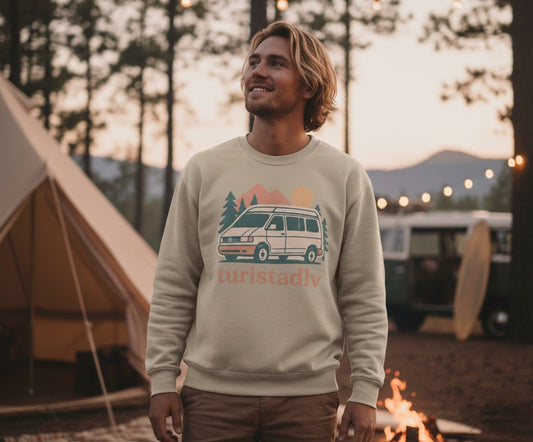 Sudadera de Van Life, sudadera de Camper Van, regalo para amantes de la naturaleza, sudadera para acampar, ropa de aventura al aire libre