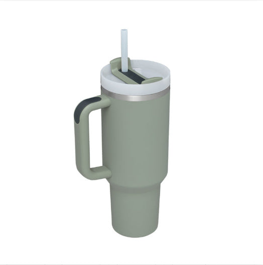 Straw Coffee Insulation Portable Car Bottle Thermal Mug