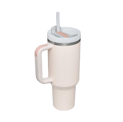 Straw Coffee Insulation Portable Car Bottle Thermal Mug