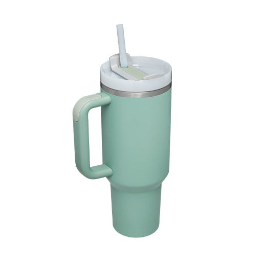 Straw Coffee Insulation Portable Car Bottle Thermal Mug